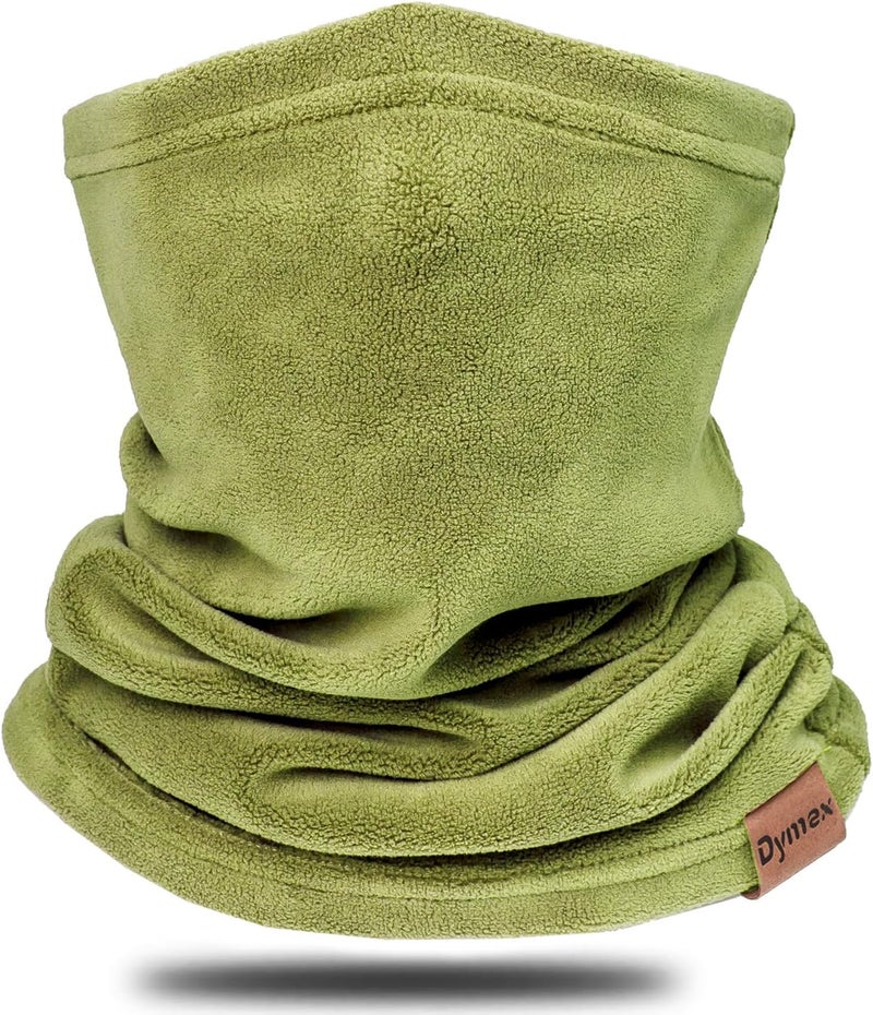 Dymex Winter Neck Warmer Gaiter Fleece Neck Cover Cotton Balaclava Windproof Face Cover Mask for Women Men - Image 1
